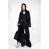 コーデュロイリボンバッグ