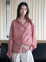 Old Money Sheer Ramie Shirt