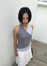 DOT HALTER SLEEVELESS