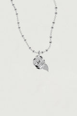 [925SILVER] ピュアローズペンダントネックレス
