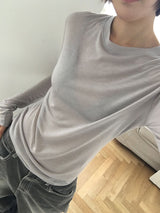 TENCEL LONG SLEEVE TEE