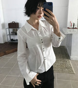 BUSTIER LAYERED SHIRT