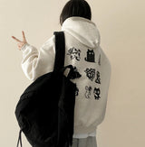 ジリングイラストレーションフード[Fleece]