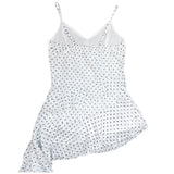 Memory Dot Ruffle Nashi One Piece (White)