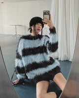 Haze Stripe Mohair Knit