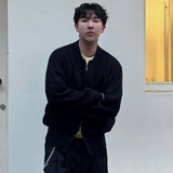 Usual 2way Knit Zip-up - 2COLOR
