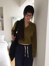 ハグヘスストリングチェックワイドパンツ(3c)