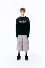 VINTAGE OVER SWEAT SHORTS (GRAY)