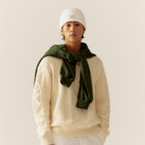 Stranger Logo Patch Beanie (Ivory)