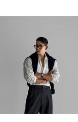 ベーシックコットンシャツ [white]