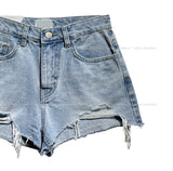 Dear Damage Denim Shorts