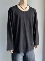 Module ベーシックワッフル Uniqlo ロングスリーブ 4C