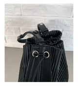 Natural Canvas Shirred Pouch Bag - A Drawstring Bag with a Unique Vibe