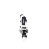 Colorful Bridge | F1 racing series designer sports high heels pointed women's sandals