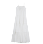 April Lace Maxi Dress White