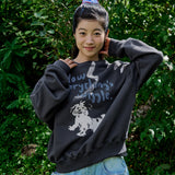 WIGGLE SWEATSHIRTS (CHARCOAL)