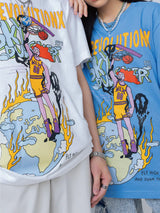 スカイダンカーTシャツ (ブルー)