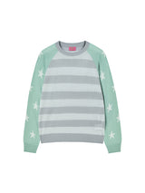 STAR STRIPE KNIT MINT