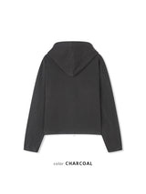 ベニスピグメントクロップドジップフーディ