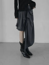 Pinched Draping Skirt