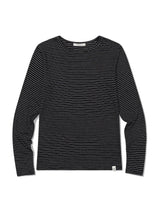 薄手ストライプTシャツ(ブラック)