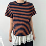 ループストライプTシャツ - 3colors