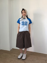 ワイドキュロットパンツ (3color)
