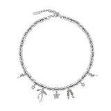 Pointe shoes Ribbon Star Mix Necklace