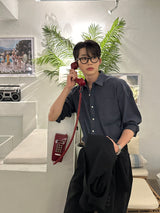LMN Lende Suede Oversized Fit Shirt (6 colors)