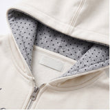 Nadia Angel Graphic Dot Hood Zip-Up