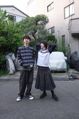 saros ストライプジップアップ - ネイビー(2)