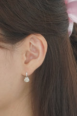 [MADE]HEART FLOWER EARRING (only rose 2ps)