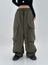 (UNISEX) WIDE BOX-POCKET LOOSE-FIT AUTUMN DENIM