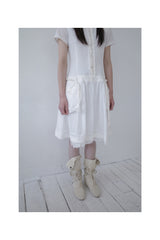  Buttonette french dress (Ivory)