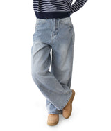 Jeff Big Pocket Washed Curved Jeans