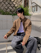 Bolt Vintage Trackline Leather Jacket