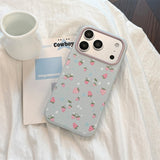 Strawberry & Star INS Style Soft iPhone Case (iPhone 13–17 Series)