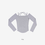 コリンチョーカーオフショルダーTシャツ