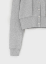 [MADE] Plain Cotton Snap Hooded Jumper