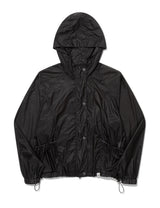 SHINING RUFFLE WINDBREAKER JACKET(BLACK)