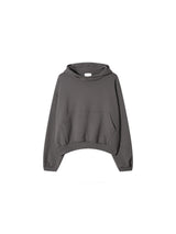 Louis High-Neck Muji Cropped Hoodie 3C