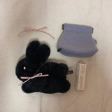 Bunny Popo Hug Doll (black)
