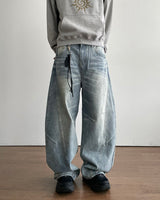 Shadow Curved Denim Pants