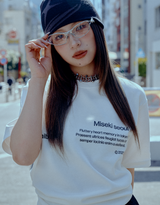 BENNY × Miseki SEOUL タイポグラフィックショートスリーブ_ホワイト