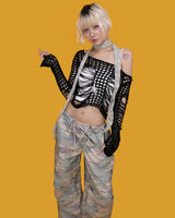 military string wide pants