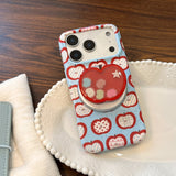 レッドアップルマグネティック iPhone ケース