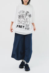 (W) キーバックルストラップパンツ (2color)