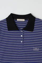 Weekly collar t-shirt_blue