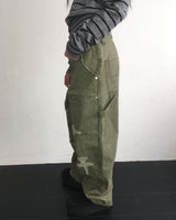 カーペンターダメージパンツ