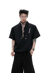 V-Neck Padded Track Shirt